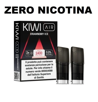 KIWI AIR 2PZ POD - STRAWBERRY ICE - 00 MG - TPD IT Kiwi Vapor 1 - E-Smoking di Fiacco Marco 