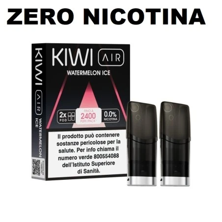 KIWI AIR 2PZ POD - WATERRMELON ICE - 00 MG - TPD IT Kiwi Vapor 1 - E-Smoking di Fiacco Marco 