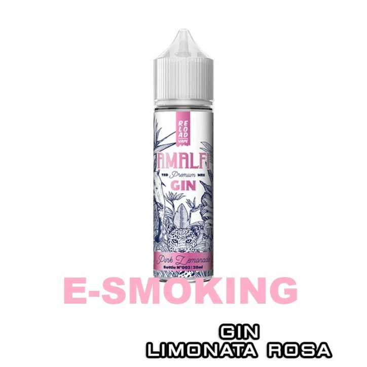 AMALFI GIN PINK LEMONADE AROMA 20 ML RELOAD VAPE GIN LIMONATA ROSA