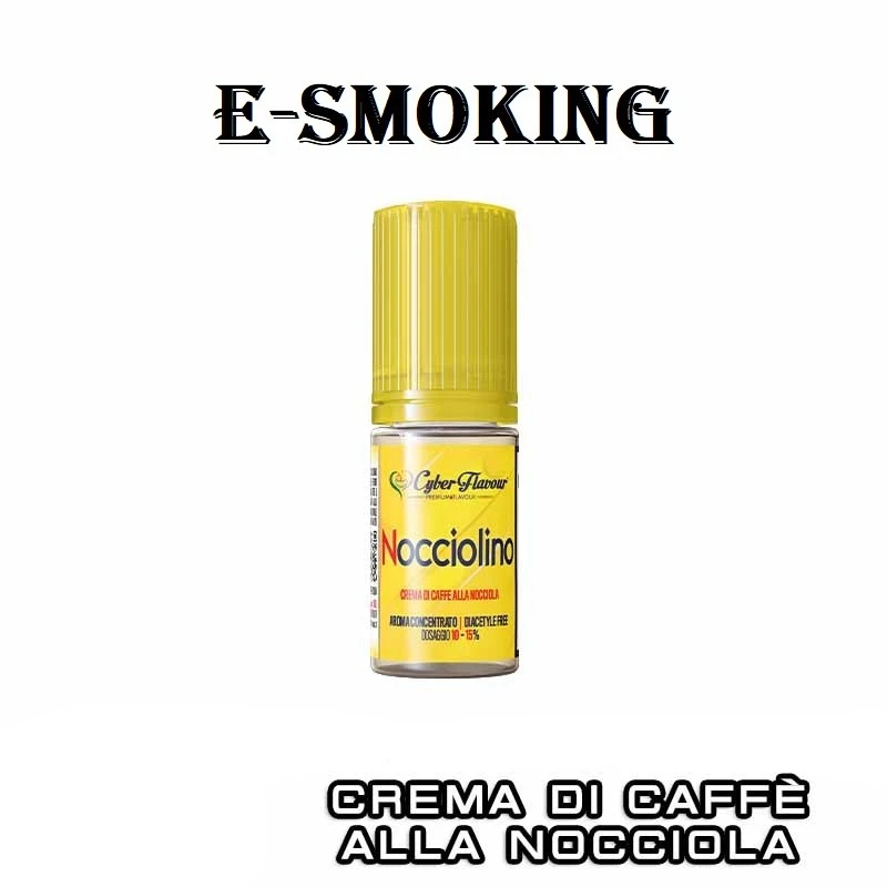 NOCCIOLINO AROMA CONCENTRATO 10ML CYBER FLAVOUR CREMA DI CAFFÈ NOCCIOLA Cyber Flavour 1 - E-Smoking di Fiacco Marco 