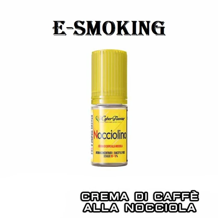 NOCCIOLINO AROMA CONCENTRATO 10ML CYBER FLAVOUR CREMA DI CAFFÈ NOCCIOLA