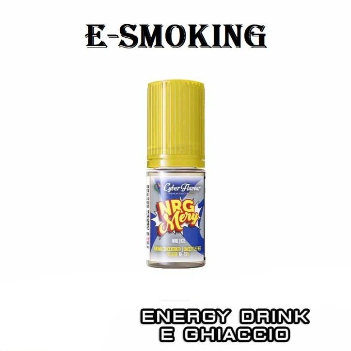 NRG MERY AROMA CONCENTRATO 10ML CYBER FLAVOUR ENERGY DRINK ICE