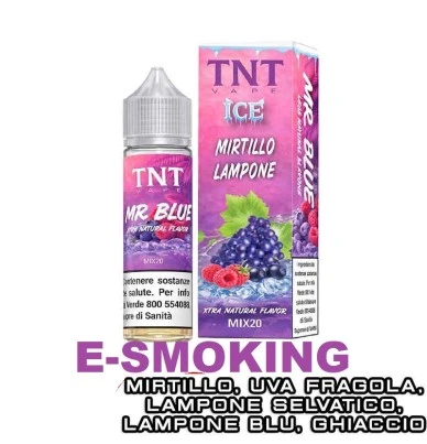 MR. BLUE FRUITY ICE MIX&VAPE 20 ML TNT VAPE UVA FRAGOLA MIRTILLO LAMPONE ICE TNT VAPE 1 - E-Smoking di Fiacco Marco 