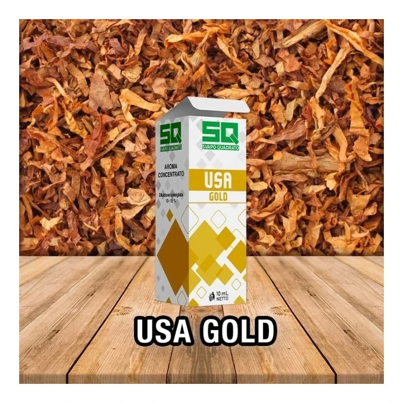 USA GOLD AROMA CONCENTRATO 10 ML I TABACCOSI SVAPOQUADRATO SVAPOQUADRATO 1 - E-Smoking di Fiacco Marco 