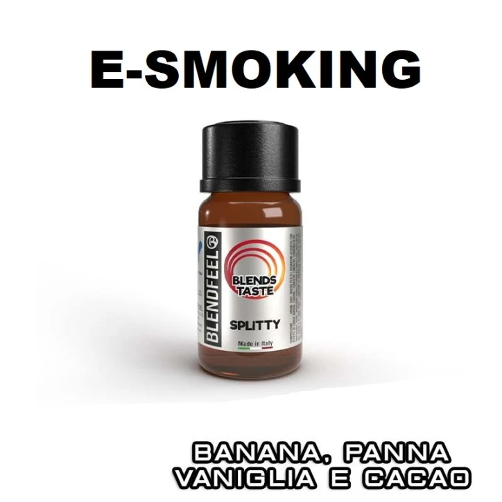 SPLITTY Blends Taste Aroma Concentrato 10 ml BLENDFEEL Banana Panna Vaniglia Cacao