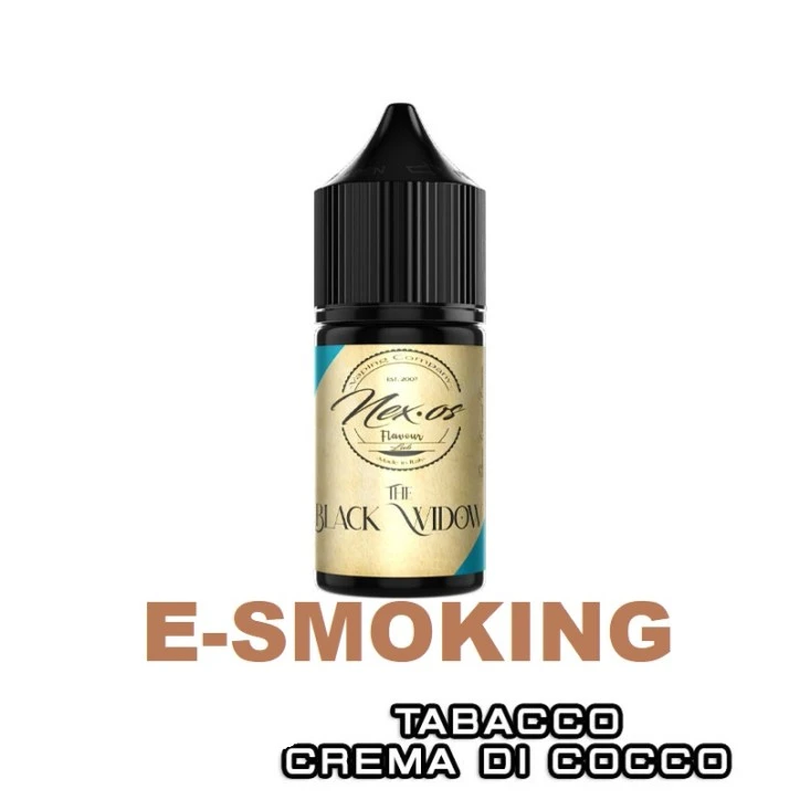THE BLACK WIDOW AROMA CONCENTRATO 10 ML NEXOS TABACCO CREMA DI COCCO