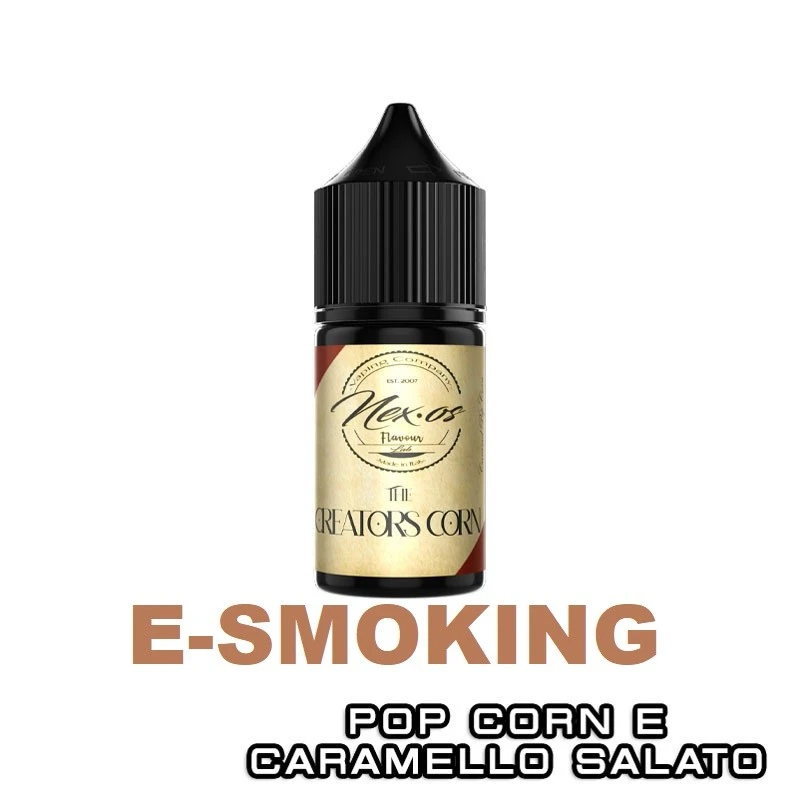 THE CREATORS AROMA CONCENTRATO 10 ML NEXOS POP CORN CARAMELLO SALATO To Be Pharma 1 - E-Smoking di Fiacco Marco 
