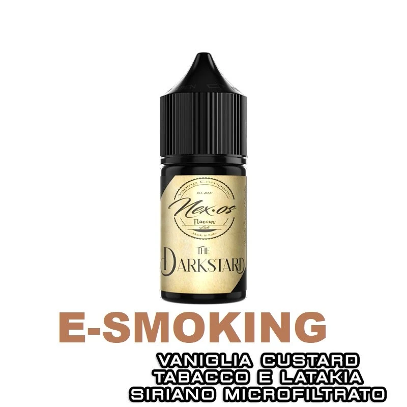 THE DARKSTARD AROMA CONCENTRATO 10ML NEXOS VANIGLIA CREMA PASTICCERA TABACCO LATAKIA SIRIANO To Be Pharma 1 - E-Smoking di Fiacc