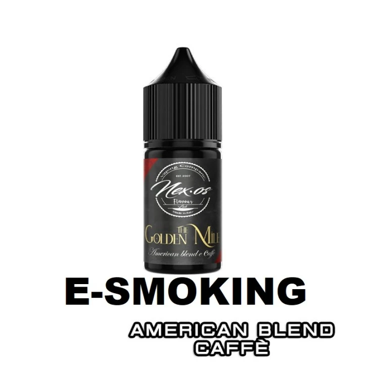 THE GOLDEN MILE BLACK EDITION AROMA CONCENTRATO 10 ML NEXOS CAFFÈ TABACCO AMERICAN BLEND
