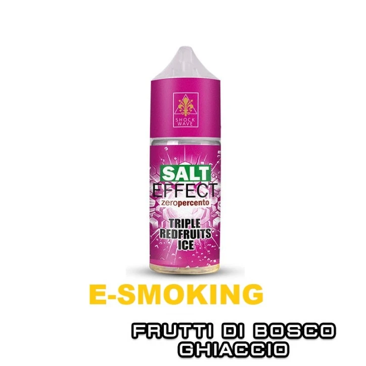 TRIPLE RED FRUIT ICE Salt Effect Mini Shot 10 10 ml Shock Wave by ADG Frutti rossi Ice