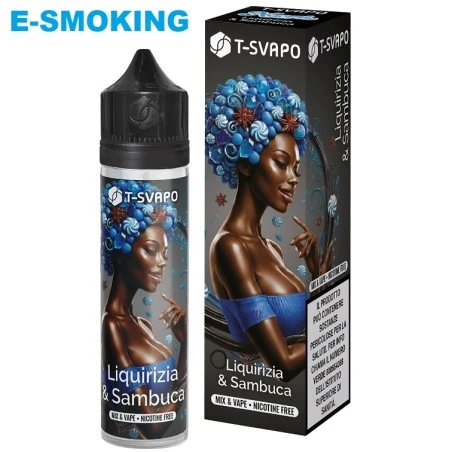 T-Svapo NAOMI Liquirizia e Sambuca Mix & Vape 20 40 Aroma Scomposto 60ml T-SVAPO 1 - E-Smoking di Fiacco Marco 