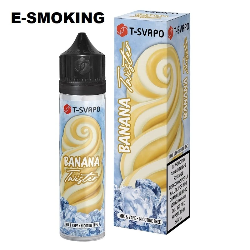Twister Banana Mix & Vape 20 40ml – Liquido Scomposto Banana Fresco T-SVAPO 1 - E-Smoking di Fiacco Marco 