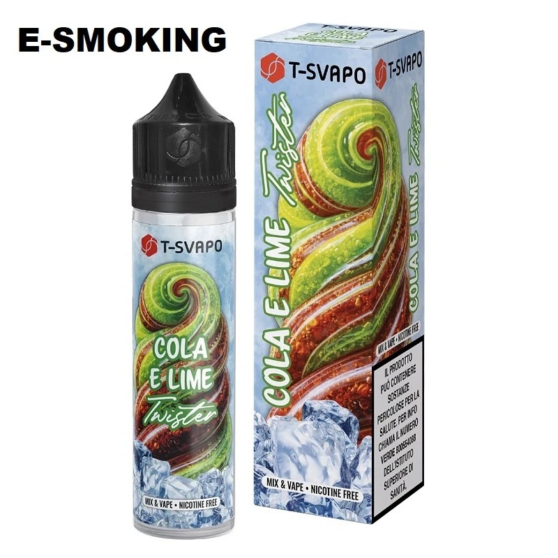 Twister Cola e Lime Mix & Vape 20 40ml – Liquido Scomposto Cola e Lime Fresco T-SVAPO 1 - E-Smoking di Fiacco Marco 
