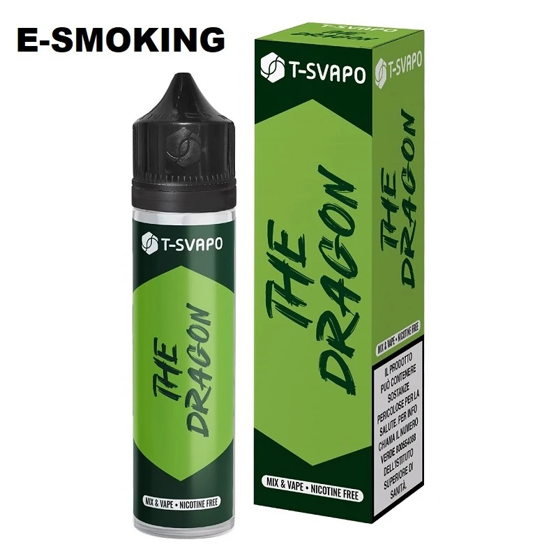 Vapeflix the dragon Mix & Vape 20 40ml – Liquido Scomposto Mela Verde Basilico Fresco T-SVAPO 1 - E-Smoking di Fiacco Marco 