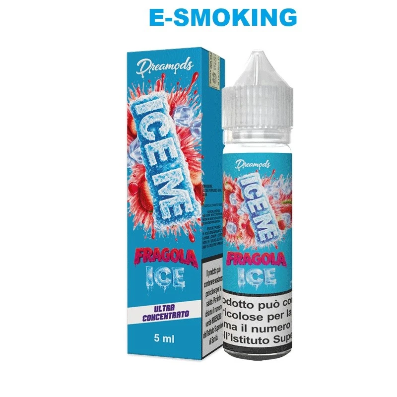 Dreamods Ice Me FRAGOLA Aroma Shot 5ml (5 55) | Liquido Ghiacciato DREAMODS 1 - E-Smoking di Fiacco Marco 