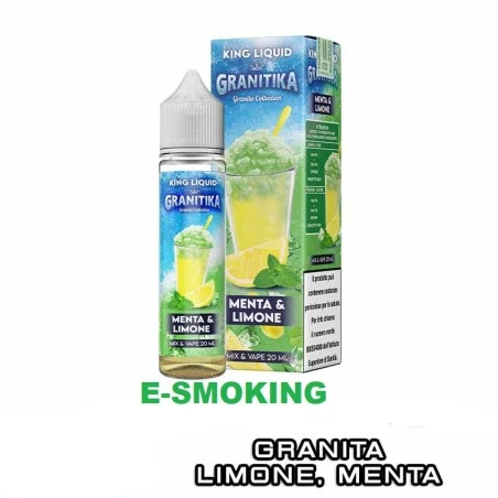 Granitika MENTA E LIMONE King Liquid 20ml | Mix&Vape KING LIQUID 1 - E-Smoking di Fiacco Marco 