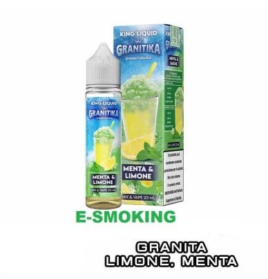 Granitika MENTA E LIMONE King Liquid 20ml | Mix&Vape KING LIQUID 1 - E-Smoking di Fiacco Marco 