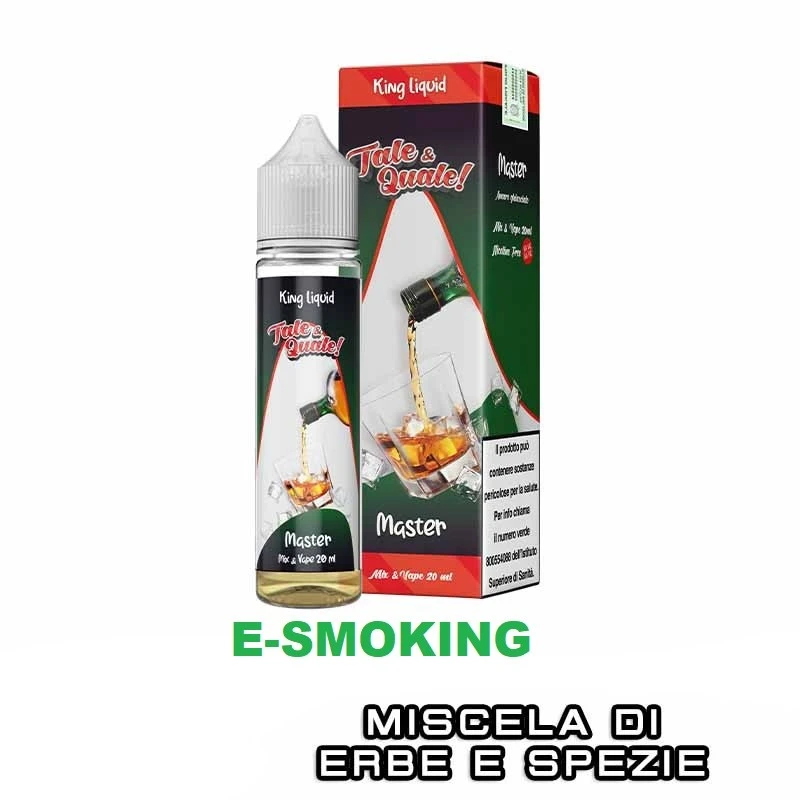 Tale & Quale MASTER King Liquid 20ml | Mix&Vape KING LIQUID 1 - E-Smoking di Fiacco Marco 
