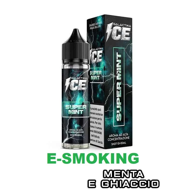 SUPER MINT ICE Aroma Shot 10ml in 60ml GALACTIKA ICE Menta Ghiaccio GALACTIKA 1 - E-Smoking di Fiacco Marco 