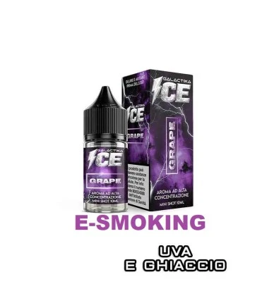 GRAPE ICE Aroma Mini Shot 10 ml in 30 ml GALACTIKA ICE Uva Ghiaccio GALACTIKA 1 - E-Smoking di Fiacco Marco 