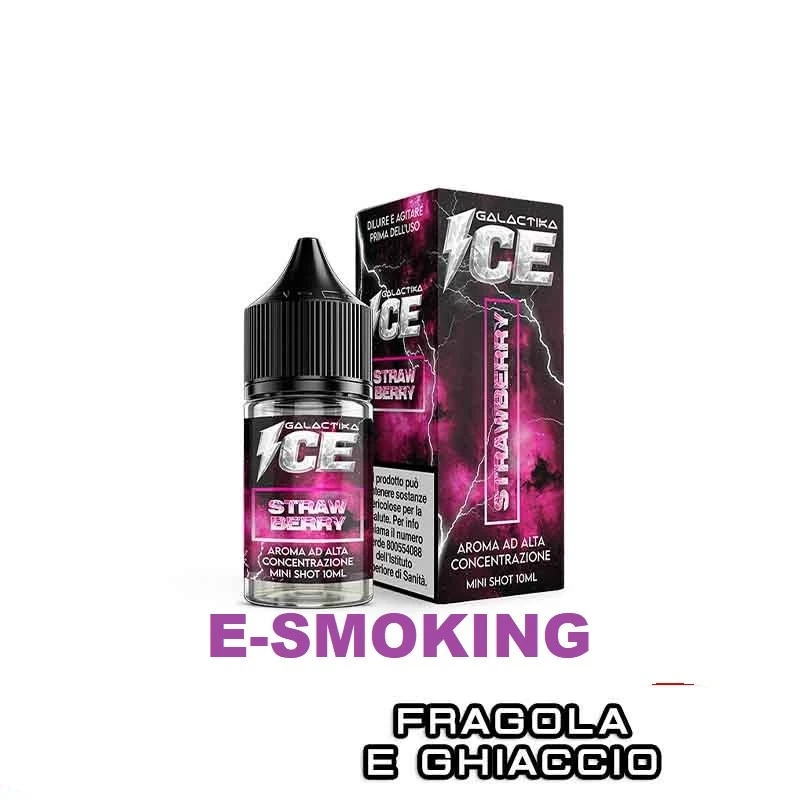 STRAWBERRY ICE Aroma Mini Shot 10 ml in 30 ml GALACTIKA ICE Fragola Ghiaccio GALACTIKA 1 - E-Smoking di Fiacco Marco 