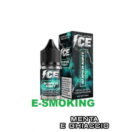 SUPER MINT ICE Aroma Mini Shot 10 ml in 30 ml GALACTIKA ICE Menta Ghiaccio GALACTIKA 1 - E-Smoking di Fiacco Marco 