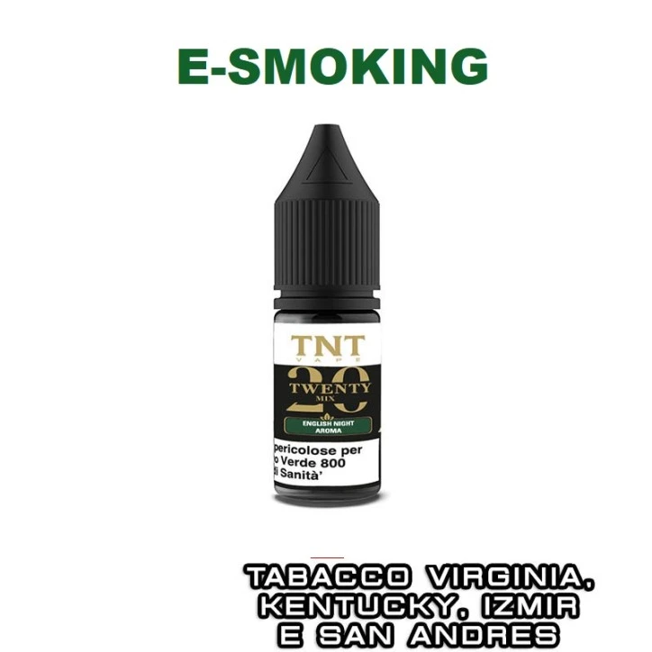 Twenty Mix ENGLISH NIGHT Aroma Concentrato 10ml TNT Vape Tabacchi San Andres Kentucky Virginia Izmir