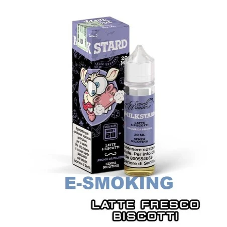 MILKSTARD Shot 20ml SEVEN WONDERS Latte Biscotto SEVEN WONDERS 1 - E-Smoking di Fiacco Marco 