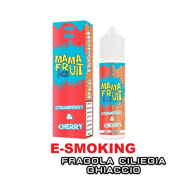 RED PASSION Mama Fruit Aroma Shot 20ml HISTORY MOD Fragola Ciliegia Ice