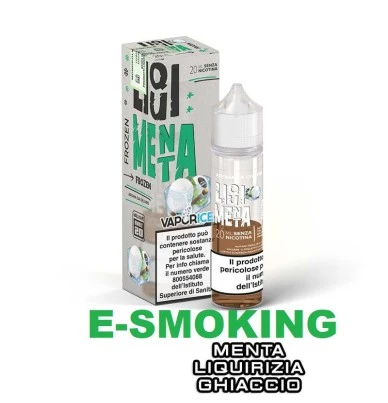 LIQUIMENTA VaporICE Shot 20ml VAPORART Menta Liquirizia Ice VAPORART 1 - E-Smoking di Fiacco Marco 