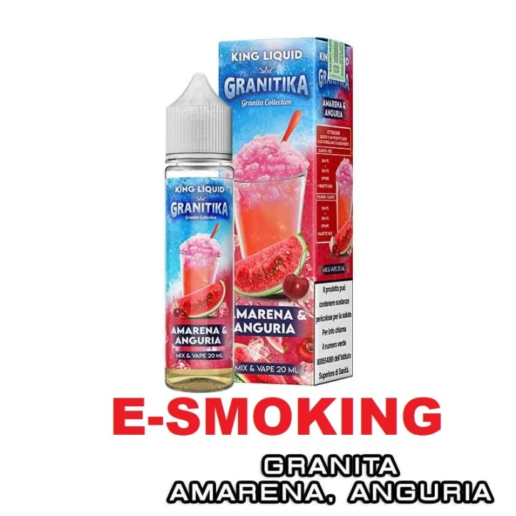 Granitika AMARENA ANGURIA Mix&Vape 20 ml KING LIQUID Granita Amarena Anguria Ice
