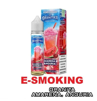 Granitika AMARENA ANGURIA Mix&Vape 20 ml KING LIQUID Granita Amarena Anguria Ice KING LIQUID 1 - E-Smoking di Fiacco Marco 