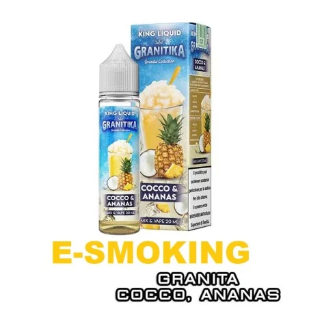 Granitika COCCO ANANAS Mix&Vape 20 ml KING LIQUID Granita Ananas Cocco Ice KING LIQUID 1 - E-Smoking di Fiacco Marco 