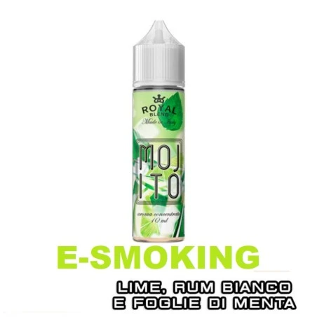 MOJITO Aroma Shot 10 ml in 60 ml ROYAL BLEND Menta Lime Rum Mojito ROYAL BLEND 1 - E-Smoking di Fiacco Marco 