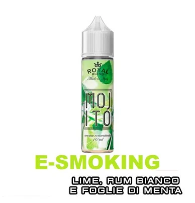 MOJITO Aroma Shot 10 ml in 60 ml ROYAL BLEND Menta Lime Rum Mojito ROYAL BLEND 1 - E-Smoking di Fiacco Marco 