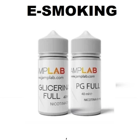 JANLAB Kit Base Scomposta 50/50 80 ml VG/PG - Base Neutra per Sigaretta Elettronica