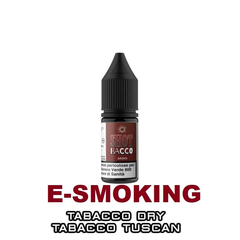 SHOT BACCO I Magnifici Aroma 10 ml TNT Vape Tabacco Dry e Toscano TNT VAPE 1 - E-Smoking di Fiacco Marco 