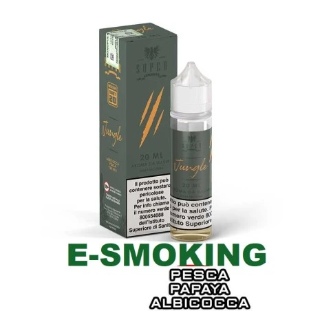 Jungle Super Flavor Shot 20ml (20 40) – Pesca, Albicocca e Papaya VAPORART 1 - E-Smoking di Fiacco Marco 