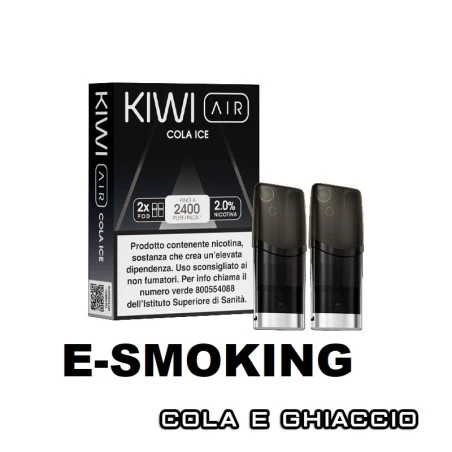 COLA ICE Pod Precaricate KIWI AIR 2 Pezzi Cola Ice Kiwi Vapor 1 - E-Smoking di Fiacco Marco 