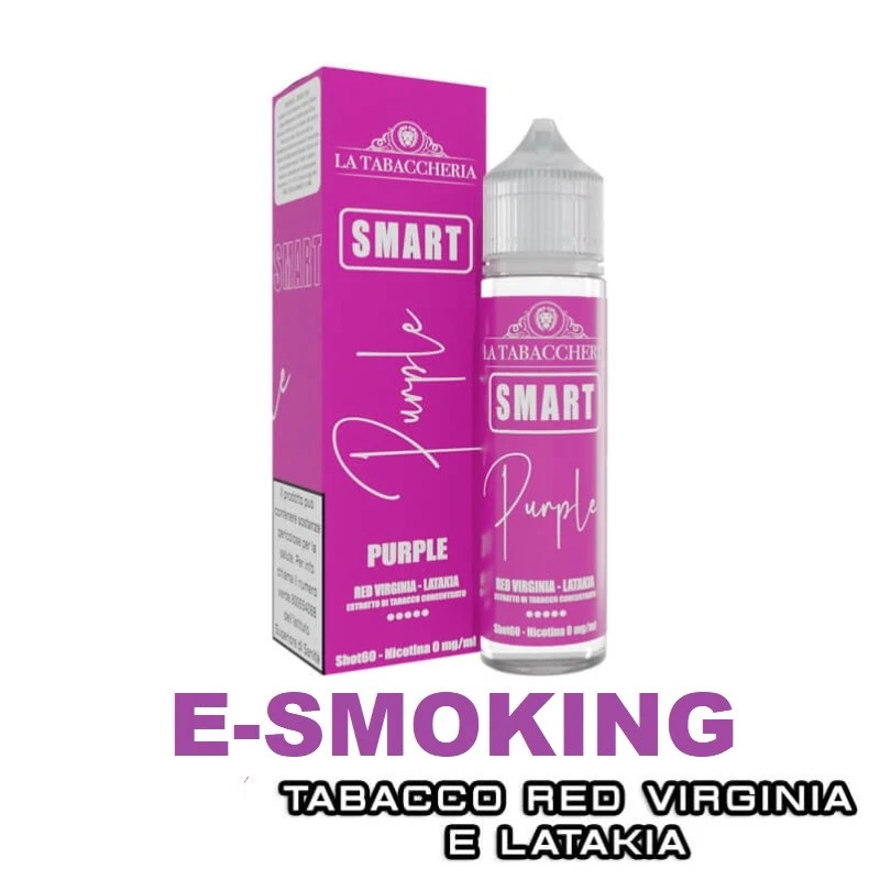 Smart Organic PURPLE Aroma 20 in 60 ml La Tabaccheria Tabacco Latakia Mix di Tabacchi Tabacco Red Virginia LA TABACCHERIA 1 - E-