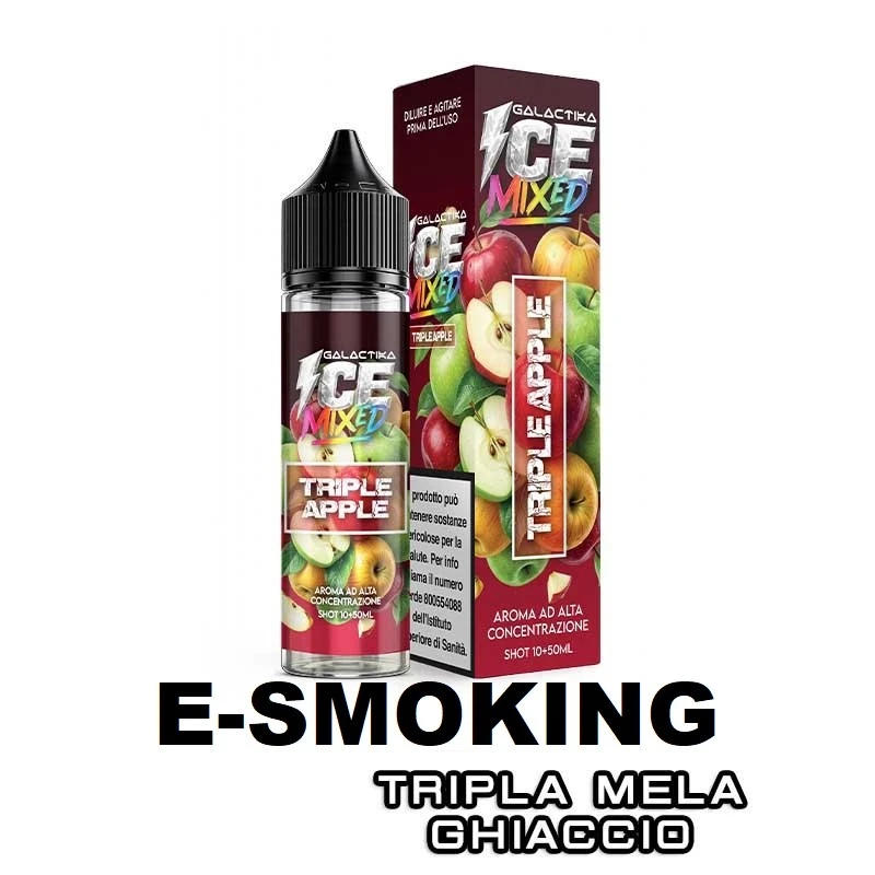 TRIPLE APPLE – Aroma Shot 10ml in 60ml | Galactika Ice Mixed GALACTIKA 1 - E-Smoking di Fiacco Marco 