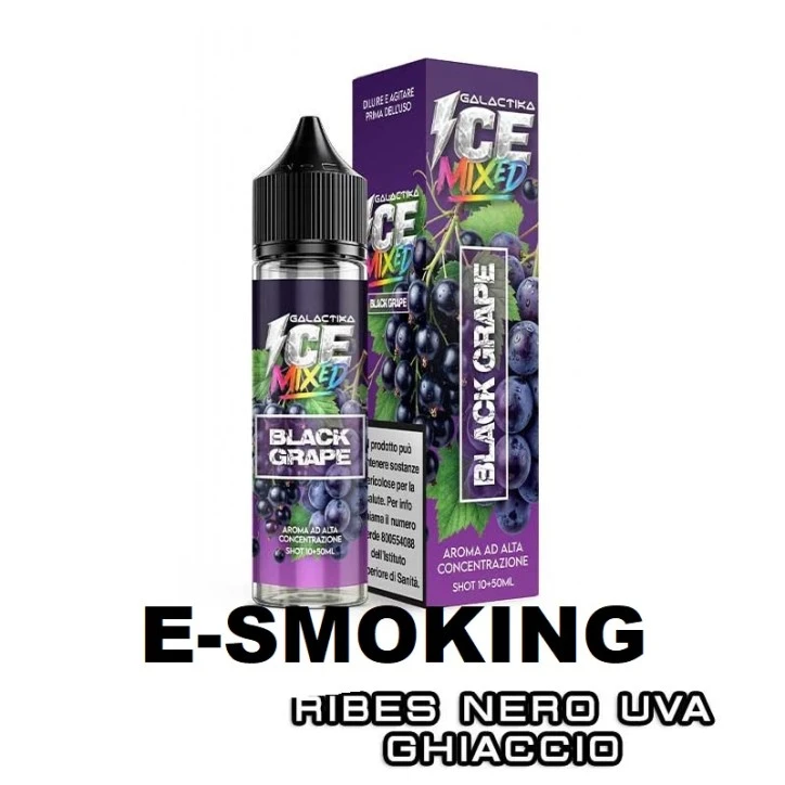BLACK GRAPE – Aroma Shot 10ml in 60ml | Galactika Ice Mixed