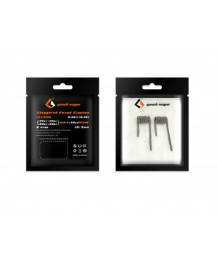 Staggered Fused Coil 2 Pezzi: Kanthal A1 (26ga+32ga & 26ga+32ga ) + 32ga ( NI80 )