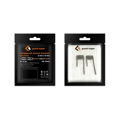Staggered Fused Coil 2 Pezzi: Kanthal A1 (26ga 32ga & 26ga 32ga )   32ga ( NI80 ) [product.brand] 1 - E-Smoking di Fiacco Marco 
