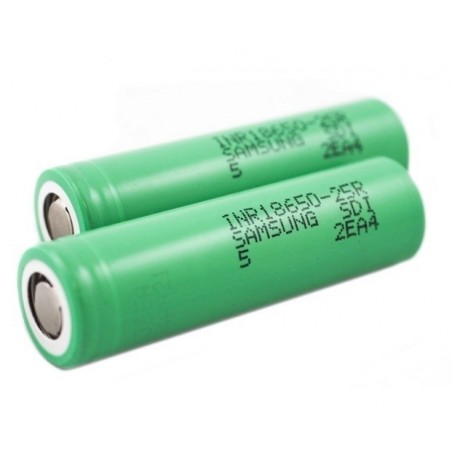 Batteria Samsung INR 18650-25R 2500 mah 22A