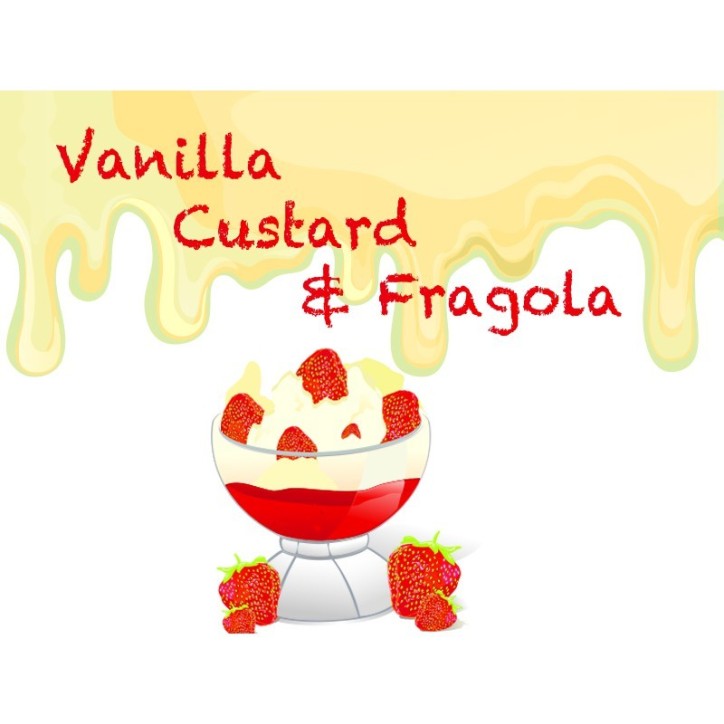 Liquido Infinity 60 ml Vanilla Custard E Fragola Premix