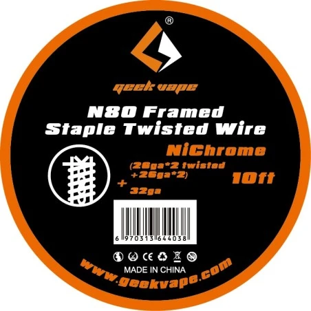 Geekvape N80 Framed Staple Twisted Wire GEEKVAPE 1 - E-Smoking di Fiacco Marco 