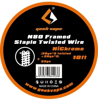 Geekvape N80 Framed Staple Twisted Wire GEEKVAPE 1 - E-Smoking di Fiacco Marco 