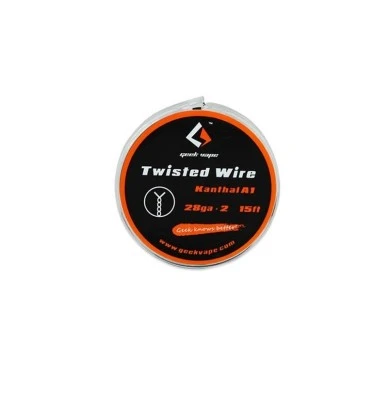 GEEKVAPE TWISTED WIRE CLAPTON KANTHAL A1 26GA*2   32GA 10FTWIRE TWISTED KANTHAL A1 28GA*2 ( 15 FT ) GEEKVAPE 1 - E-Smoking di Fi