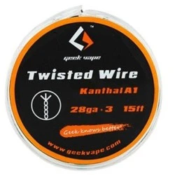 GEEKVAPE WIRE TWISTED KANTHAL A1 28GA*3 ( 15 FT ) GEEKVAPE 1 - E-Smoking di Fiacco Marco 